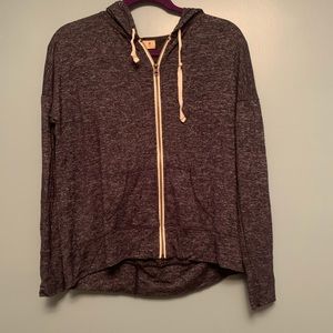 Zip-up Hollister blue sweater